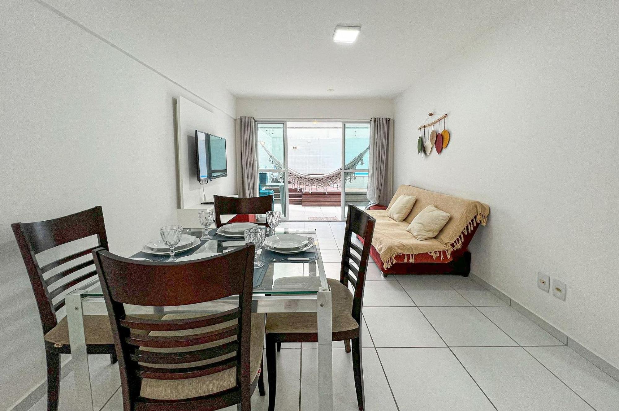 Apartamento Cabo Branco Terreo Piscina Privativa 50m Da *
